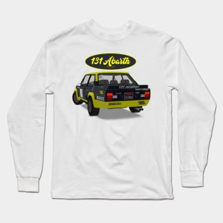 Fiat 131 Abarth Olio Fiat Back Long Sleeve T-Shirt